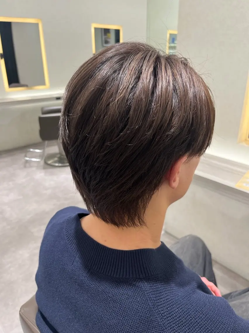 ショート メンズ カット 名駅/カット/縮毛/ カラー/nanamiのヘアスタイル