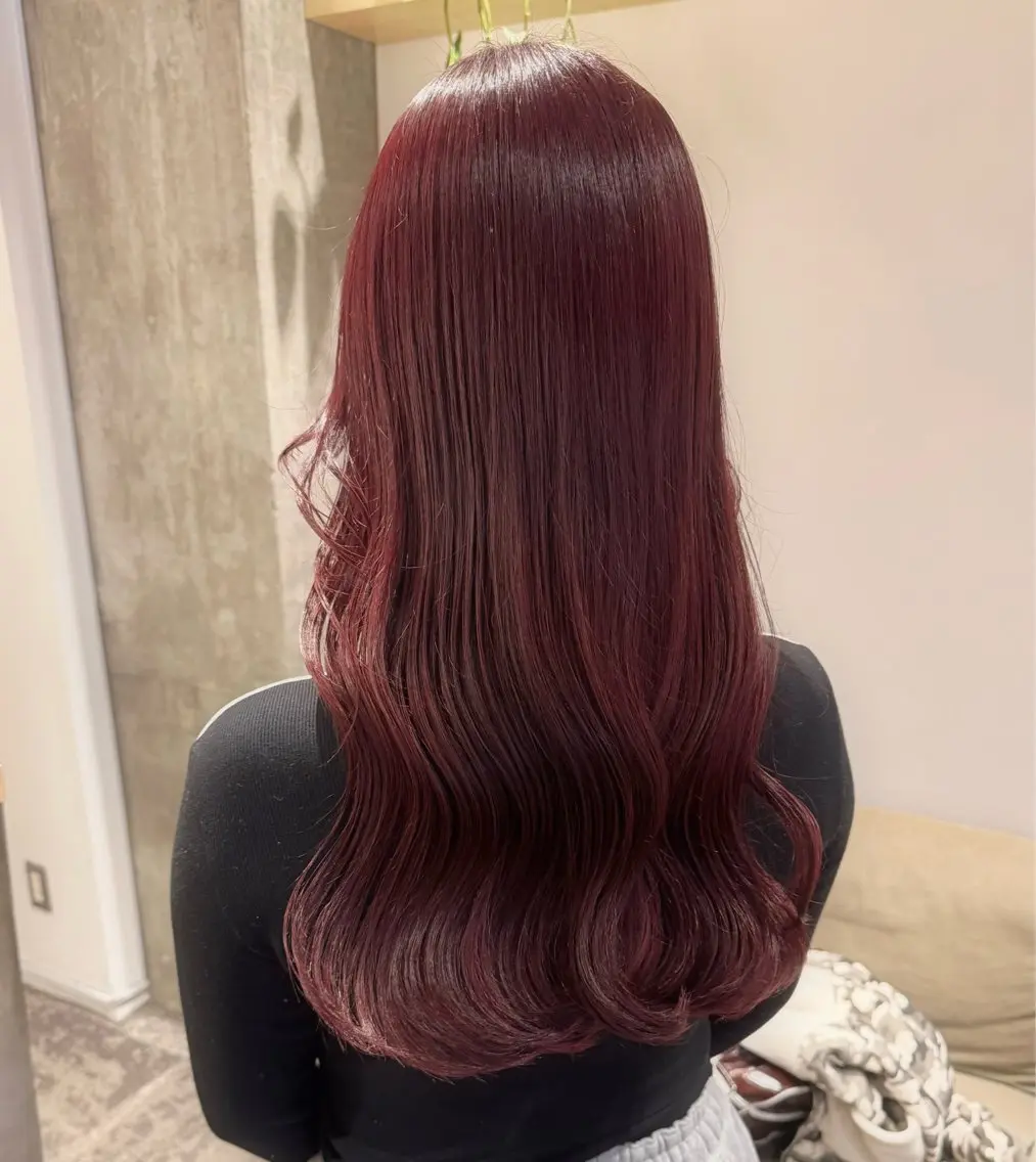カラー 𝐌𝐢𝐮♥透明感 カラー♥のヘアスタイル