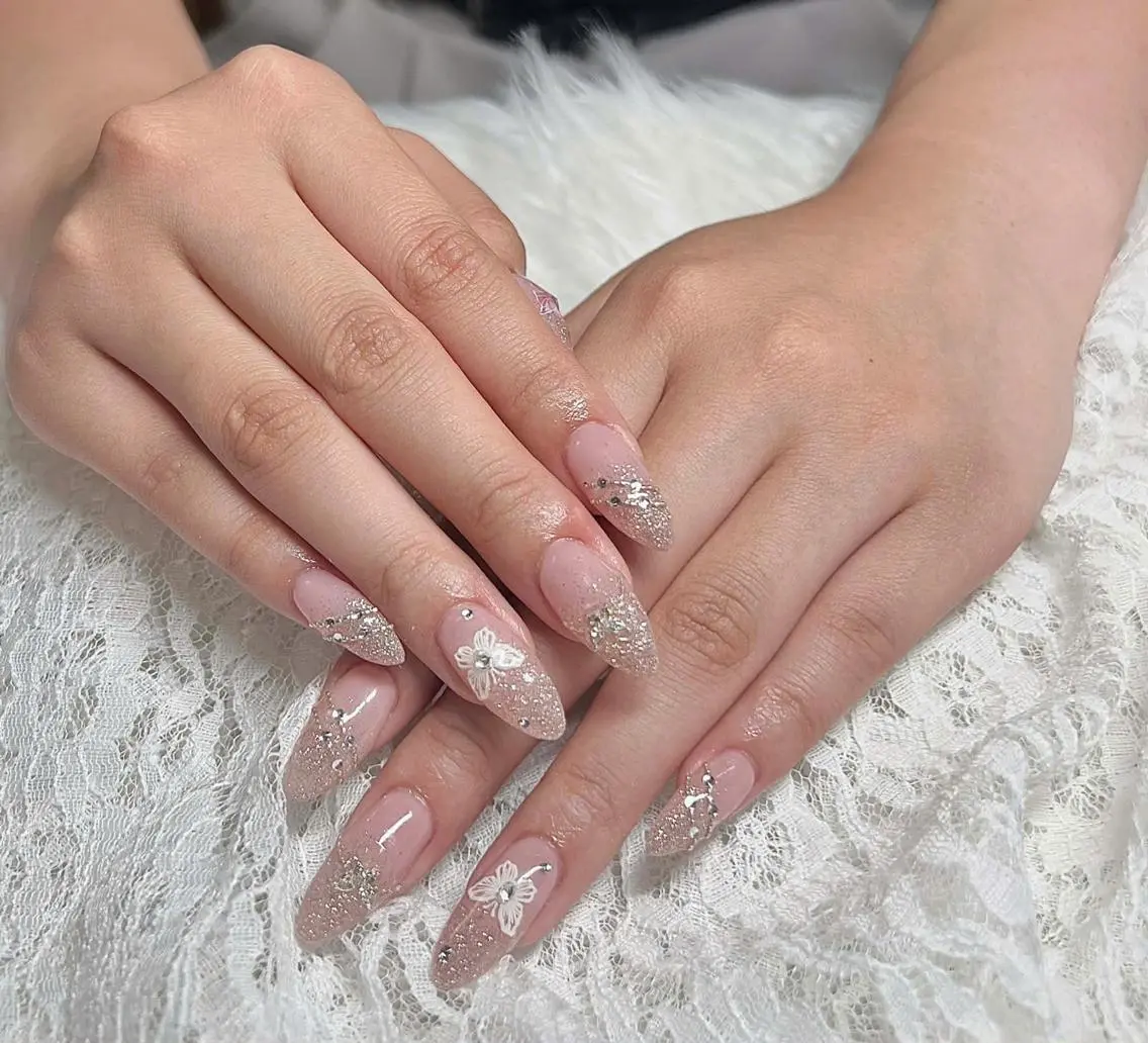 ネイル フレンチネイル ジェルネイル ハロウィン 韓国ネイル マグネットネイル ハンドネイル neco H.babynailのネイルデザイン