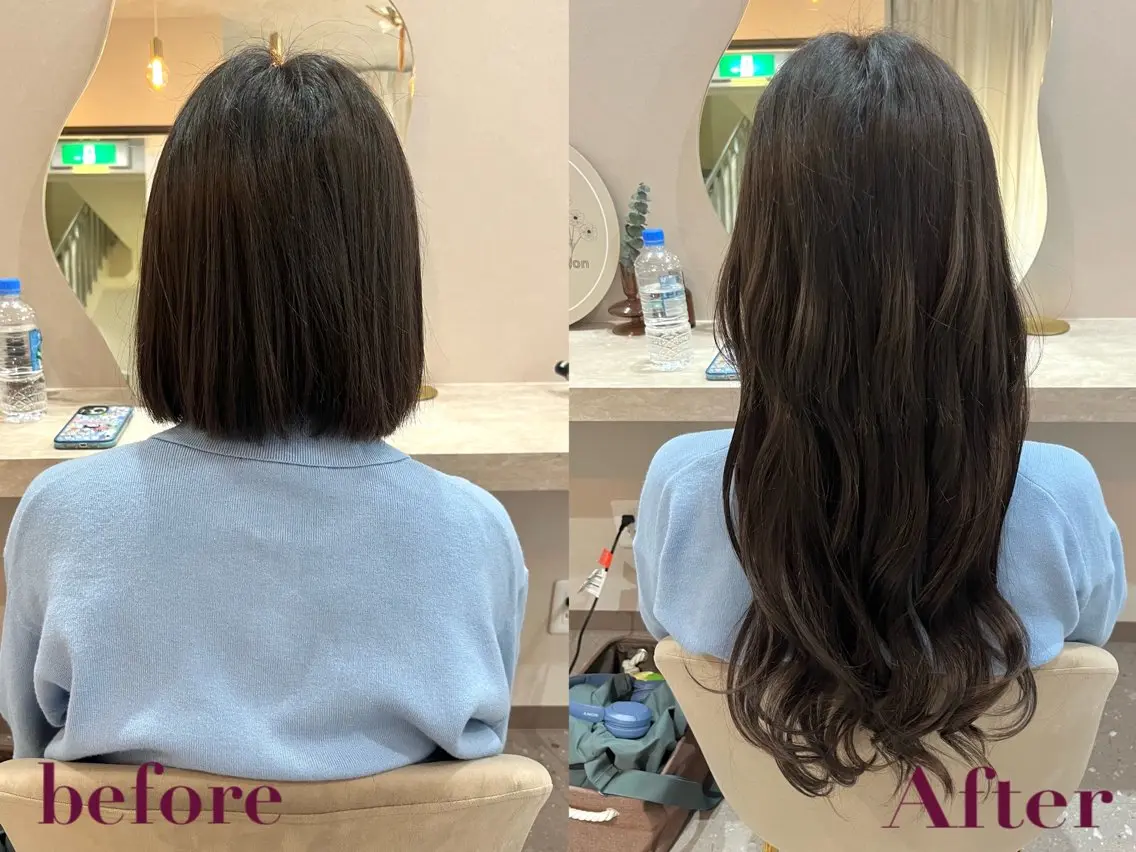 ロング ヘアアレンジ エクステ Mila Akariのヘアスタイル