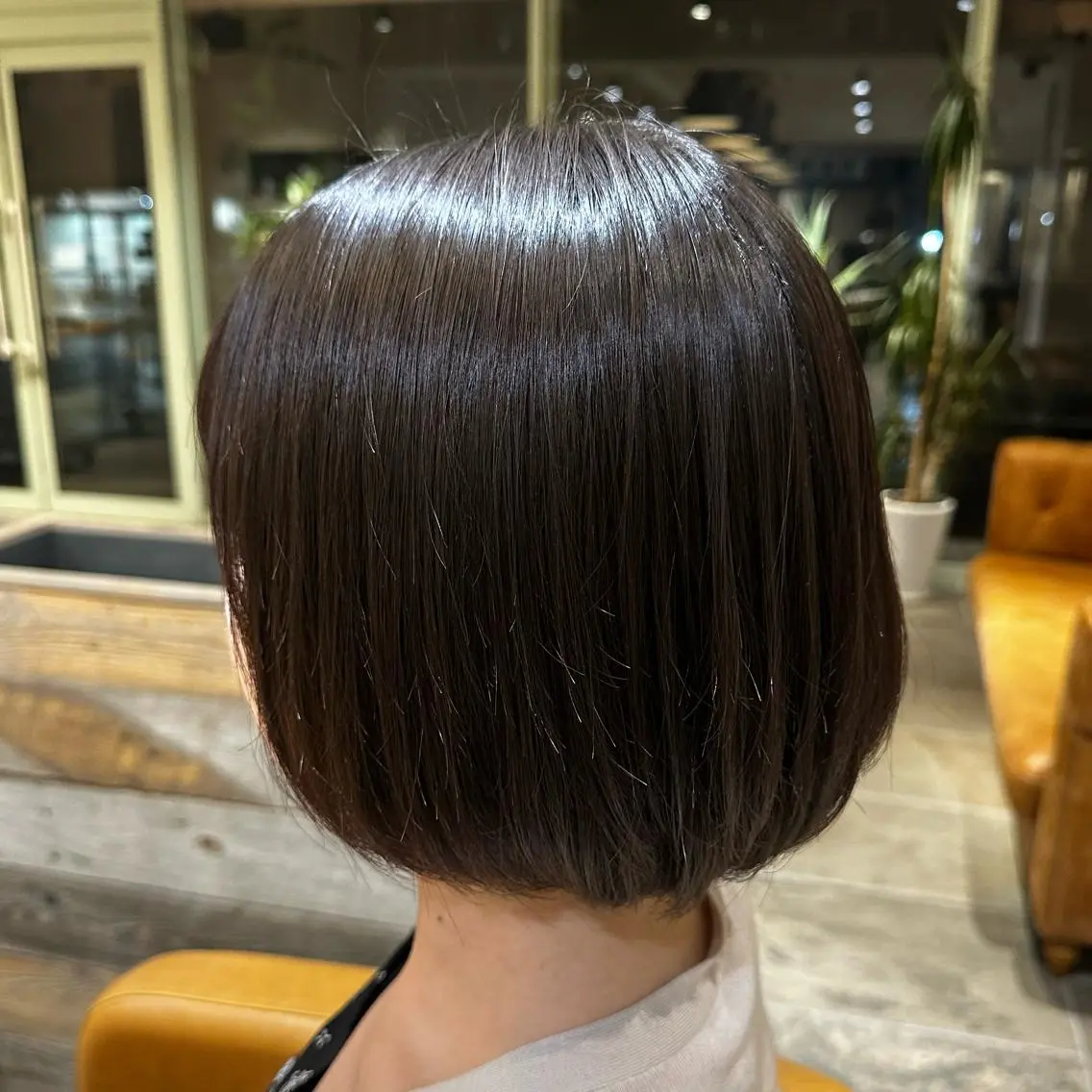 ショート カラー グラデーションカラー ボブ 髪質改善 ショートヘア 縮毛矯正 艶髪カラー/透明感 美髪/白髪/ムナカタのヘアスタイル