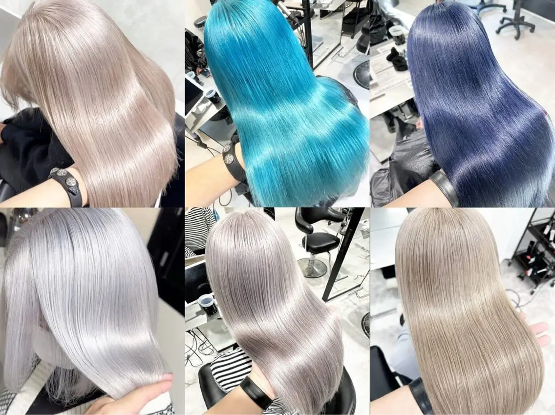 カラー ハイトーンカラー 羽根田 果奈のヘアスタイル