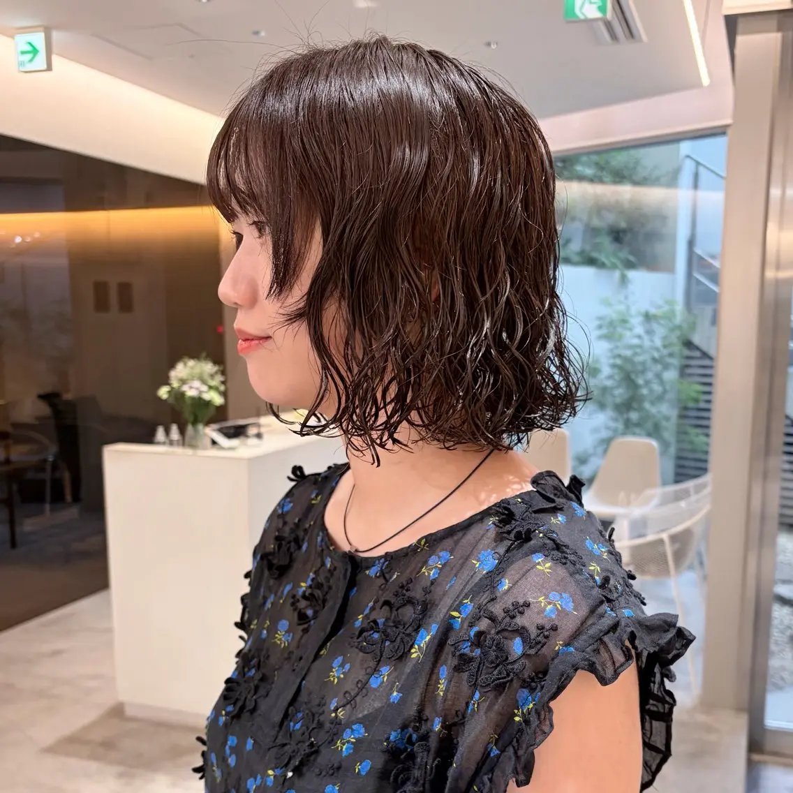 ショート カット パーマ トリートメント レイヤーカット🪄 ヘアセット🪄シホのヘアスタイル