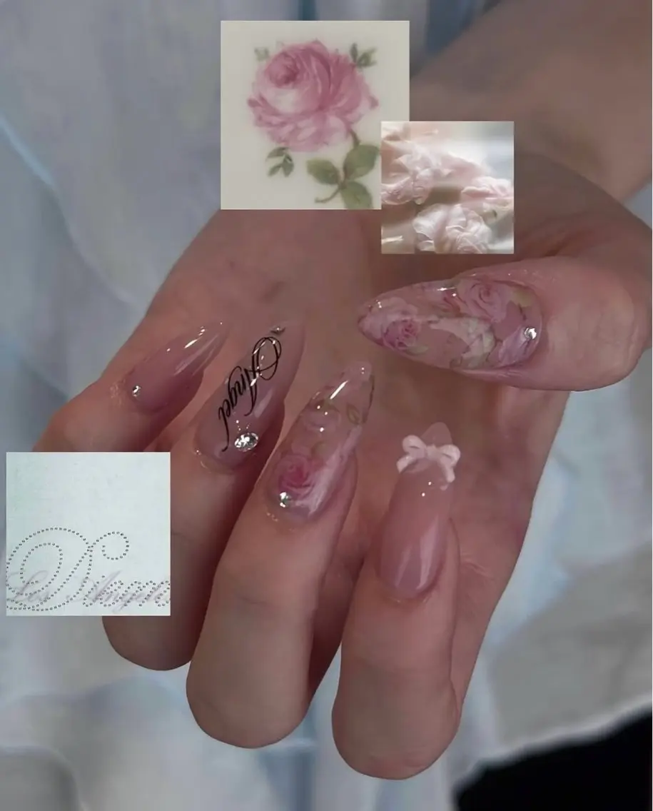 ネイル アートネイル 長さ出し フラッシュネイル ジェルネイル 韓国ネイル ハンドネイル Yuri.nail studioのネイルデザイン