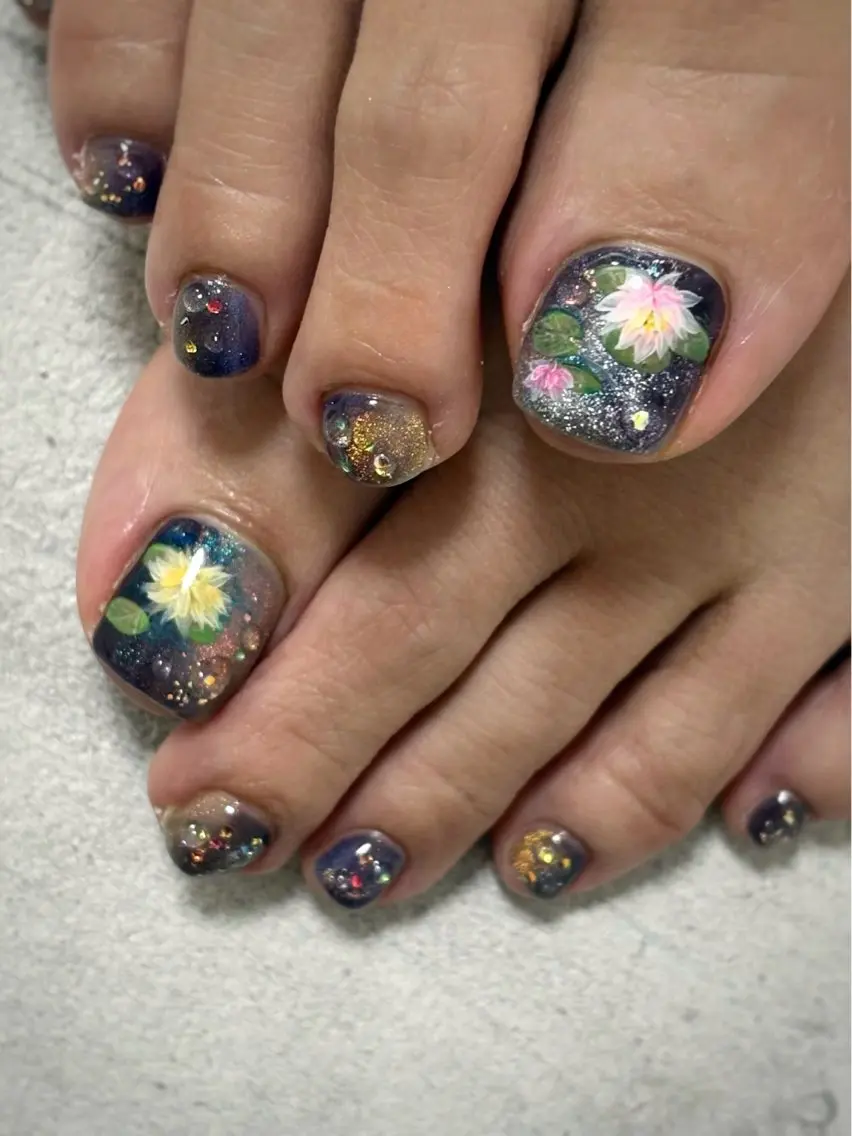 ネイル フットネイル FIORITURA Maikoのネイルデザイン
