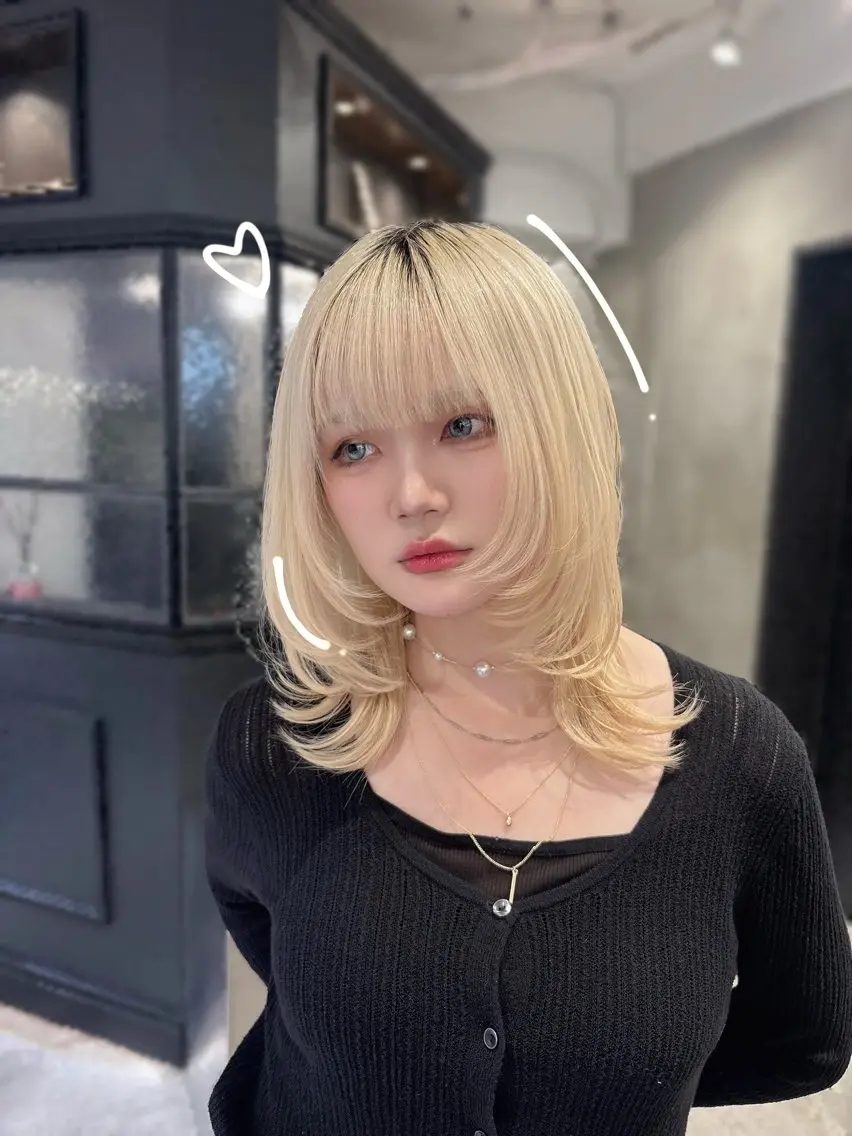 レイヤーカット✂️＋ツヤサラ超音波トリートメント💕の写真