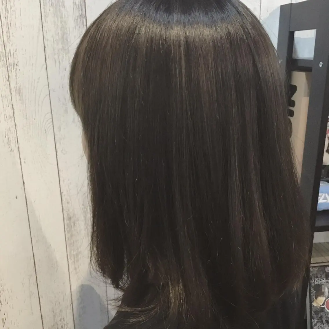 ミディアム カラー パーマ 金崎 新吾のヘアスタイル