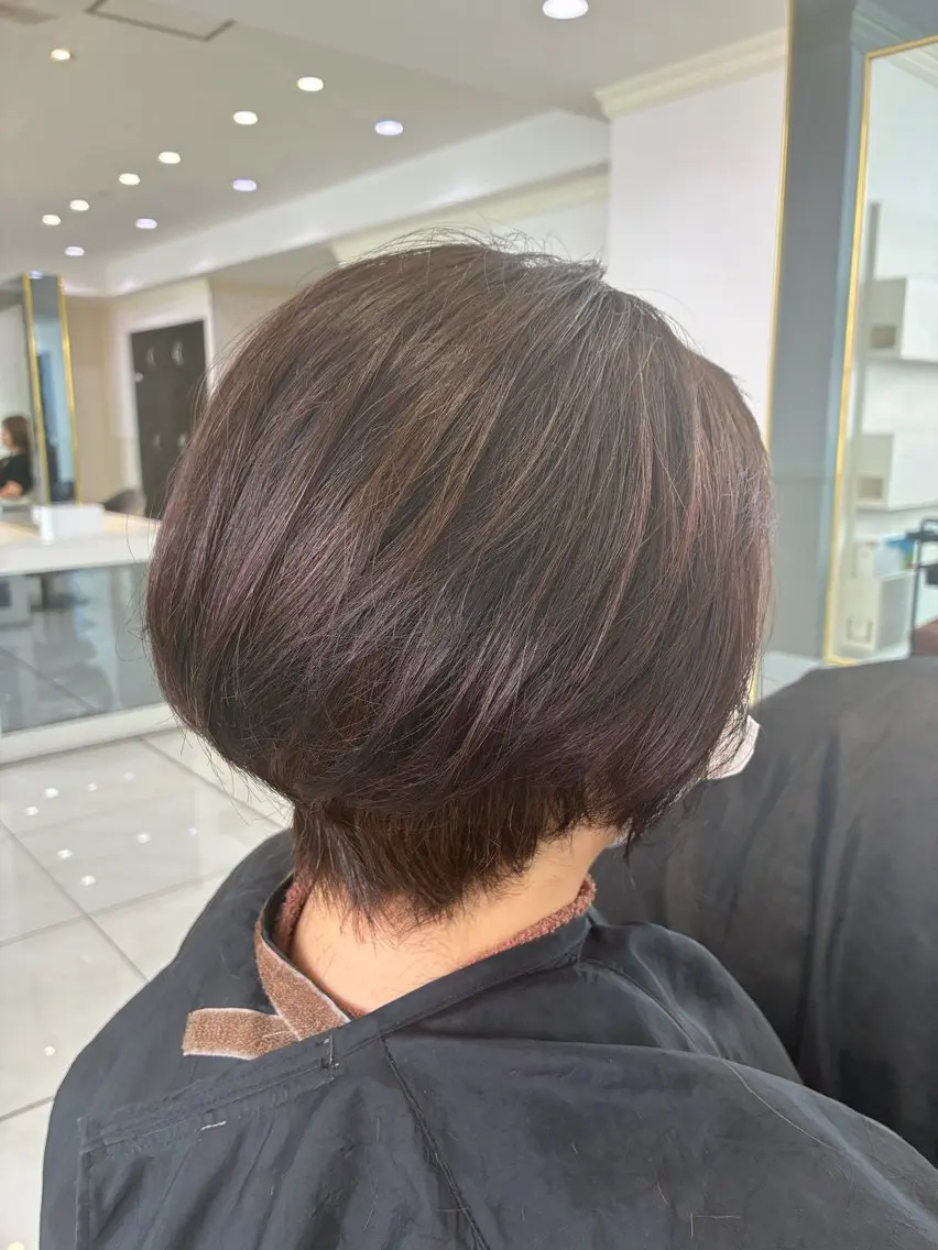 ショート カラー ショートヘア カット ヘアカラー 小田切 栄司のヘアスタイル