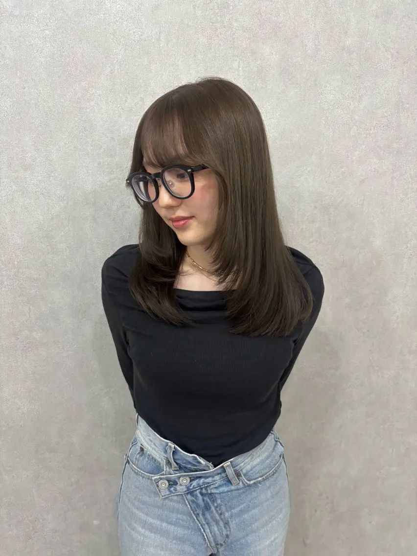 【モデル様限定】似合わせカット+髪質改善カラー+高保湿トリートメント🫧の写真