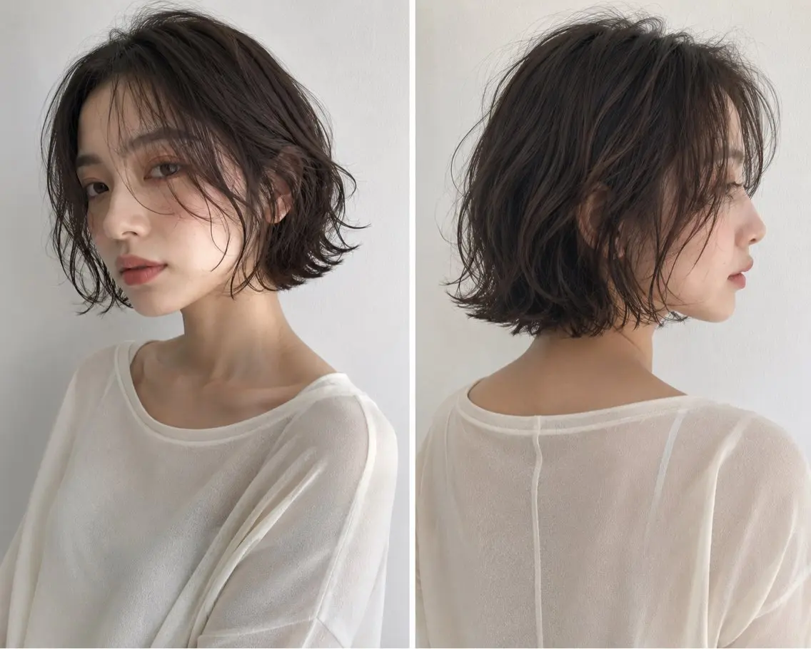 カット+パーマ(肩上)の写真
