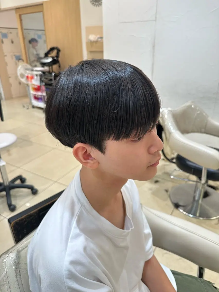 メンズ 縮毛矯正 Ash中目黒 森田みなみのヘアスタイル