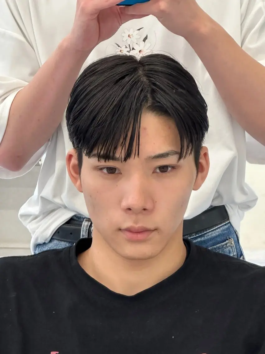 メンズ カット ヘアセット 岡部 琉斗のヘアスタイル