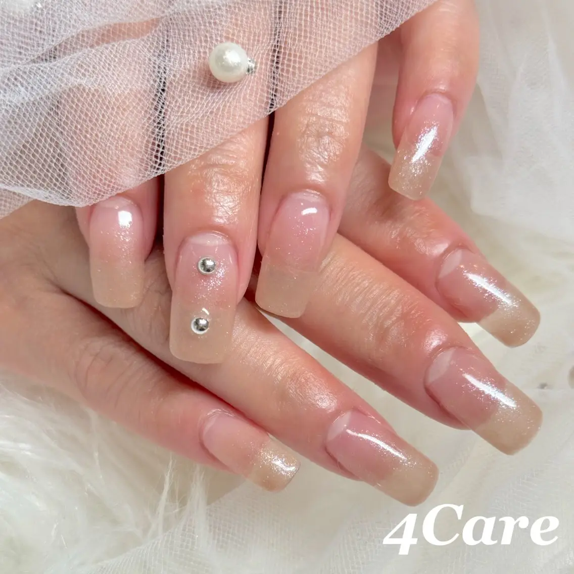 長さだしフルチップ💅ラメグラ(オフ無し)の写真
