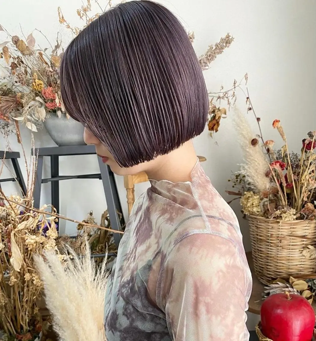 ショート カラー ヘアアレンジ カット ヘアカラー トリートメント 福岡似合わせレイヤー /ウルフ/ハイトーンのヘアスタイル
