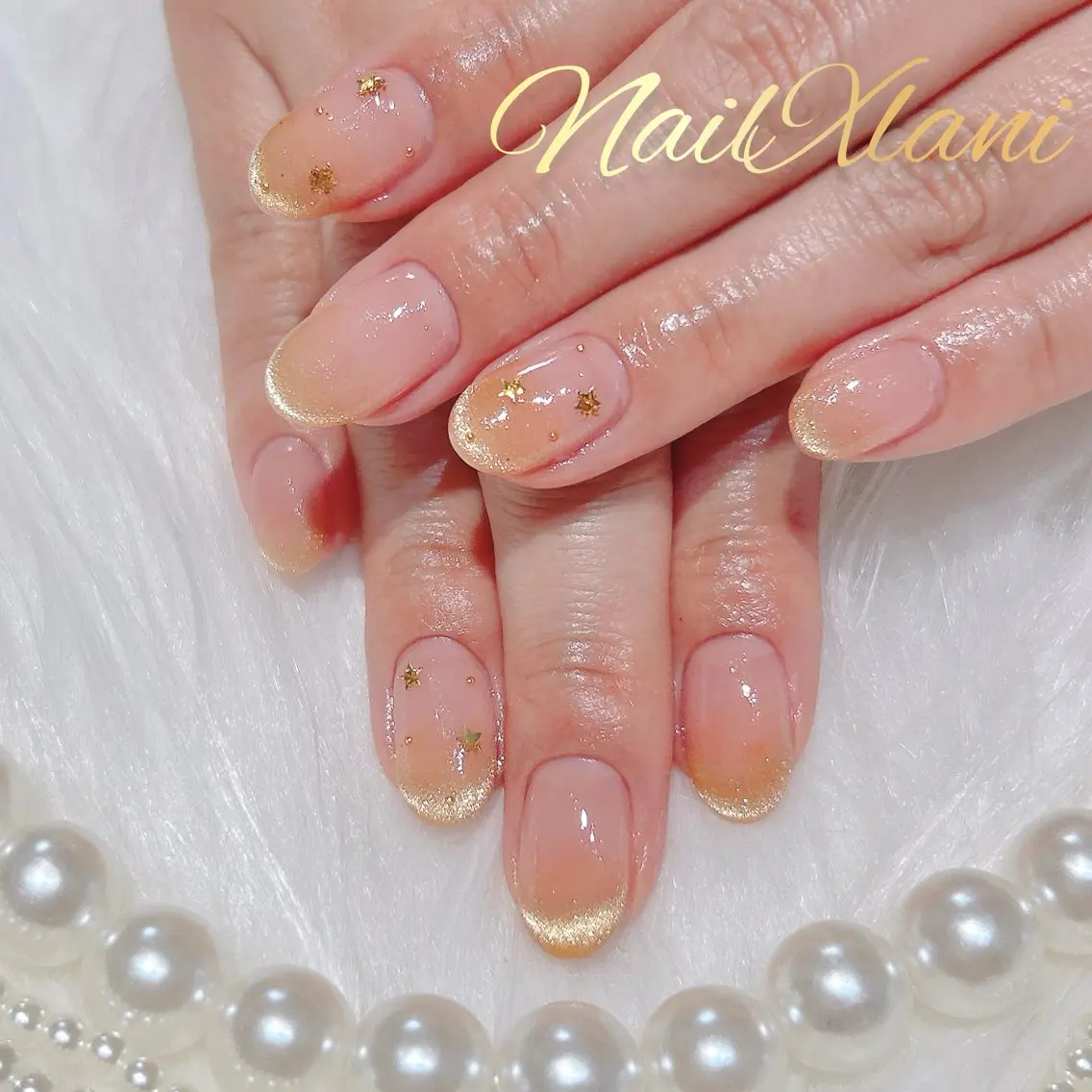 ネイル フットネイル ジェルネイル マグネットネイル パラジェル ハンドネイル Nail×Lani 深爪矯正対応◎のネイルデザイン