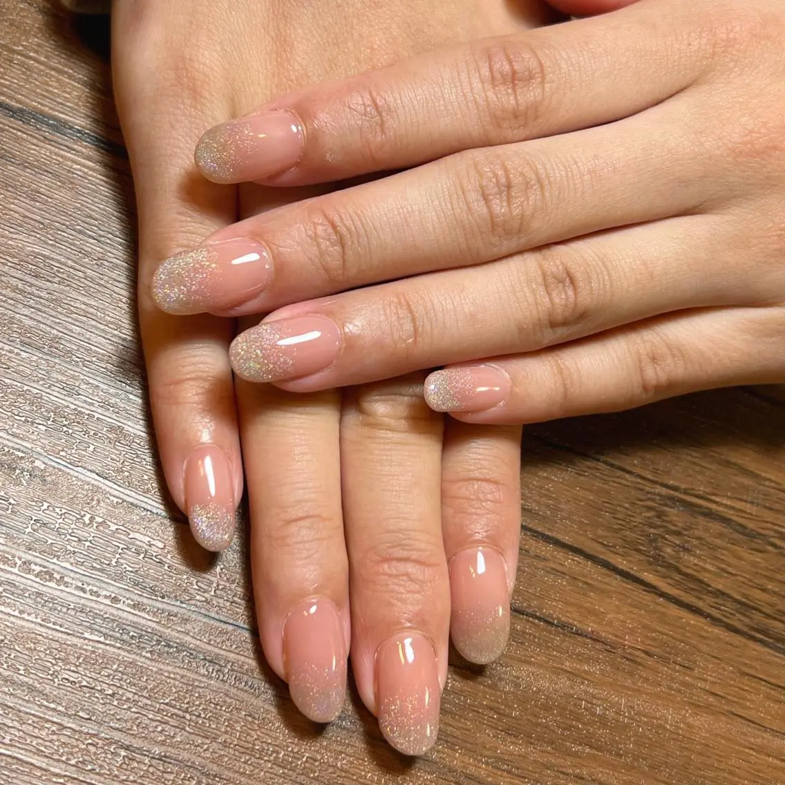 ネイル マグネットネイル ピンク ピンクベージュ ハンドネイル HENRIETTA NAILSALONのネイルデザイン