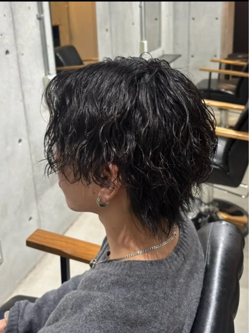 パーマ メンズ カット パーマ メンズパーマ RENのヘアスタイル