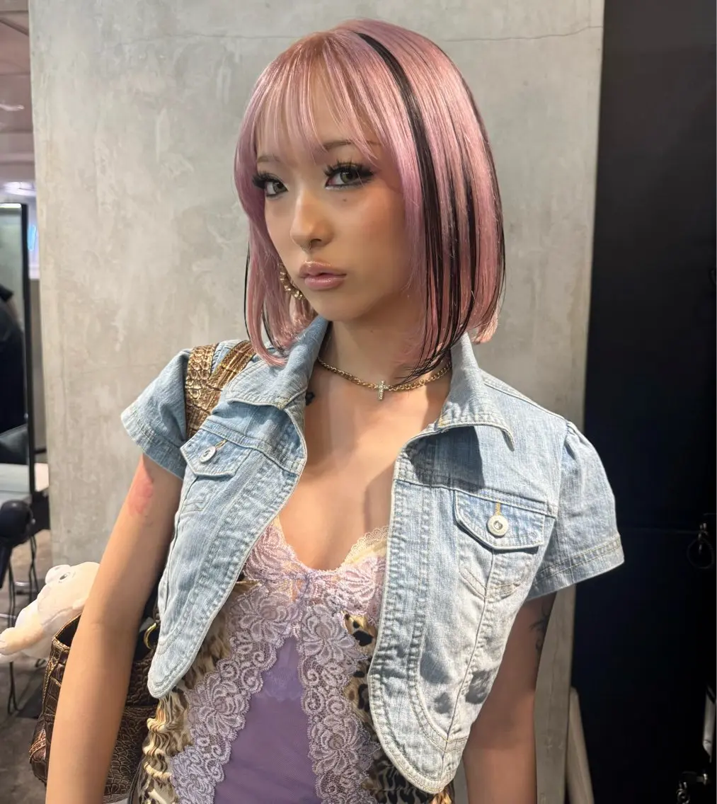 ショート カラー エクステ ☪ 令和GAL ☪️yumeka🪩のヘアスタイル
