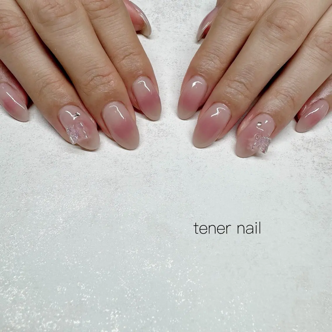ネイル オーロラネイル チークネイル ハンドネイル テネルネイル tener nailのネイルデザイン