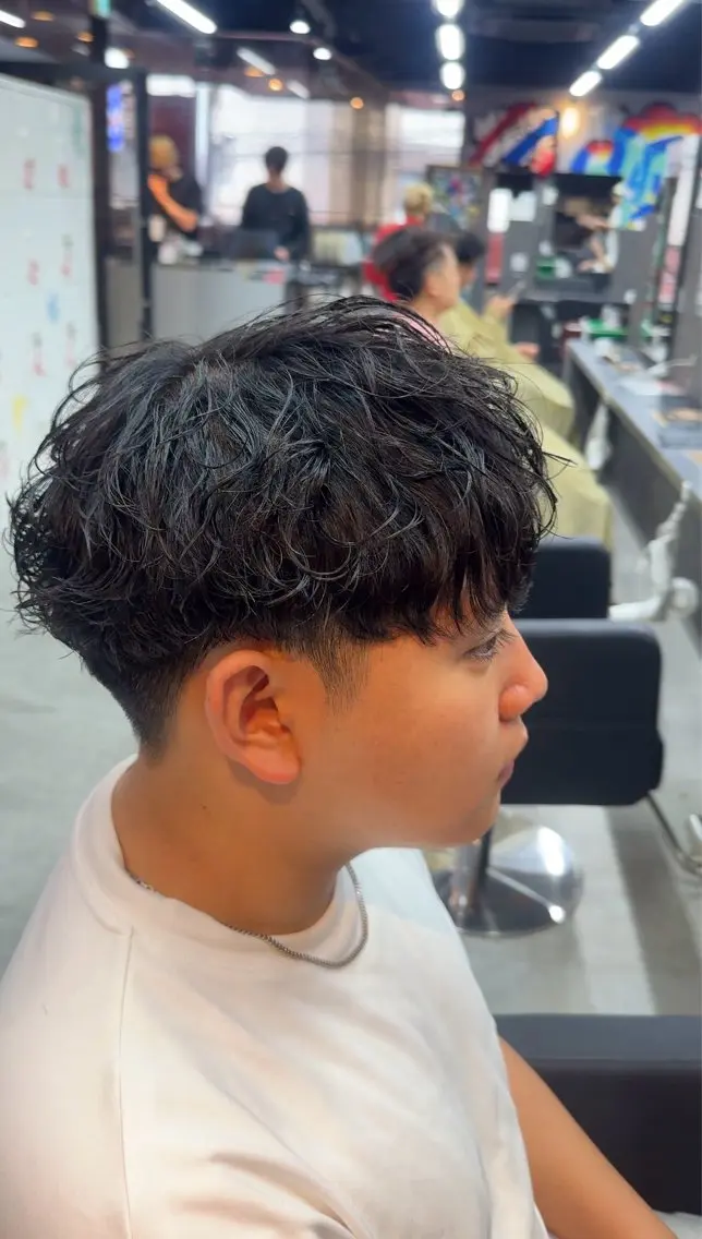 パーマ メンズ メンズパーマ カット パーマ 齋藤 凪津のヘアスタイル