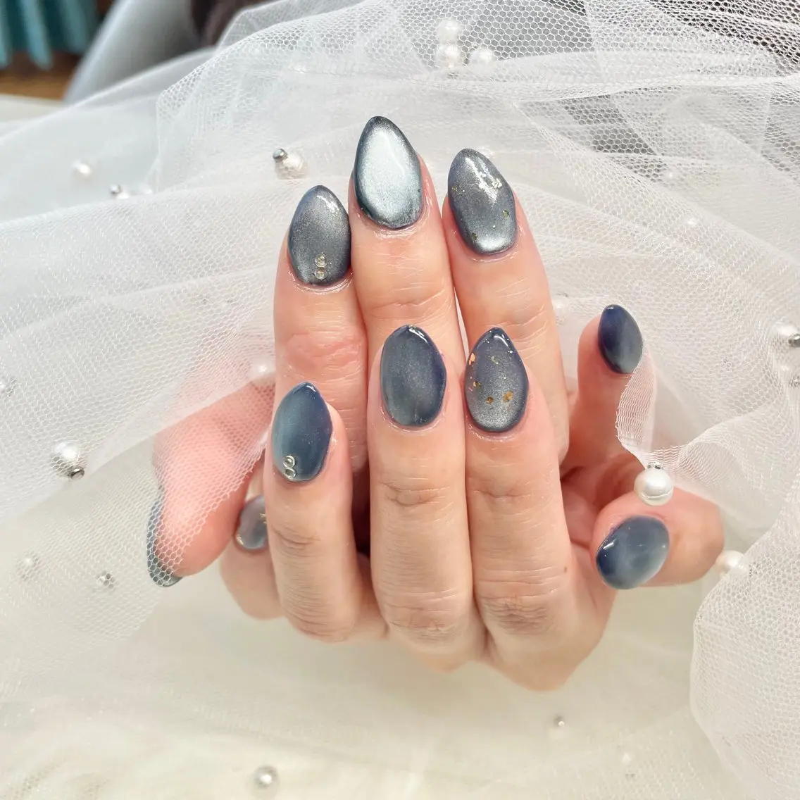ネイル マグネットネイル マグネットワンカラー ワンカラーネイル K nailのネイルデザイン
