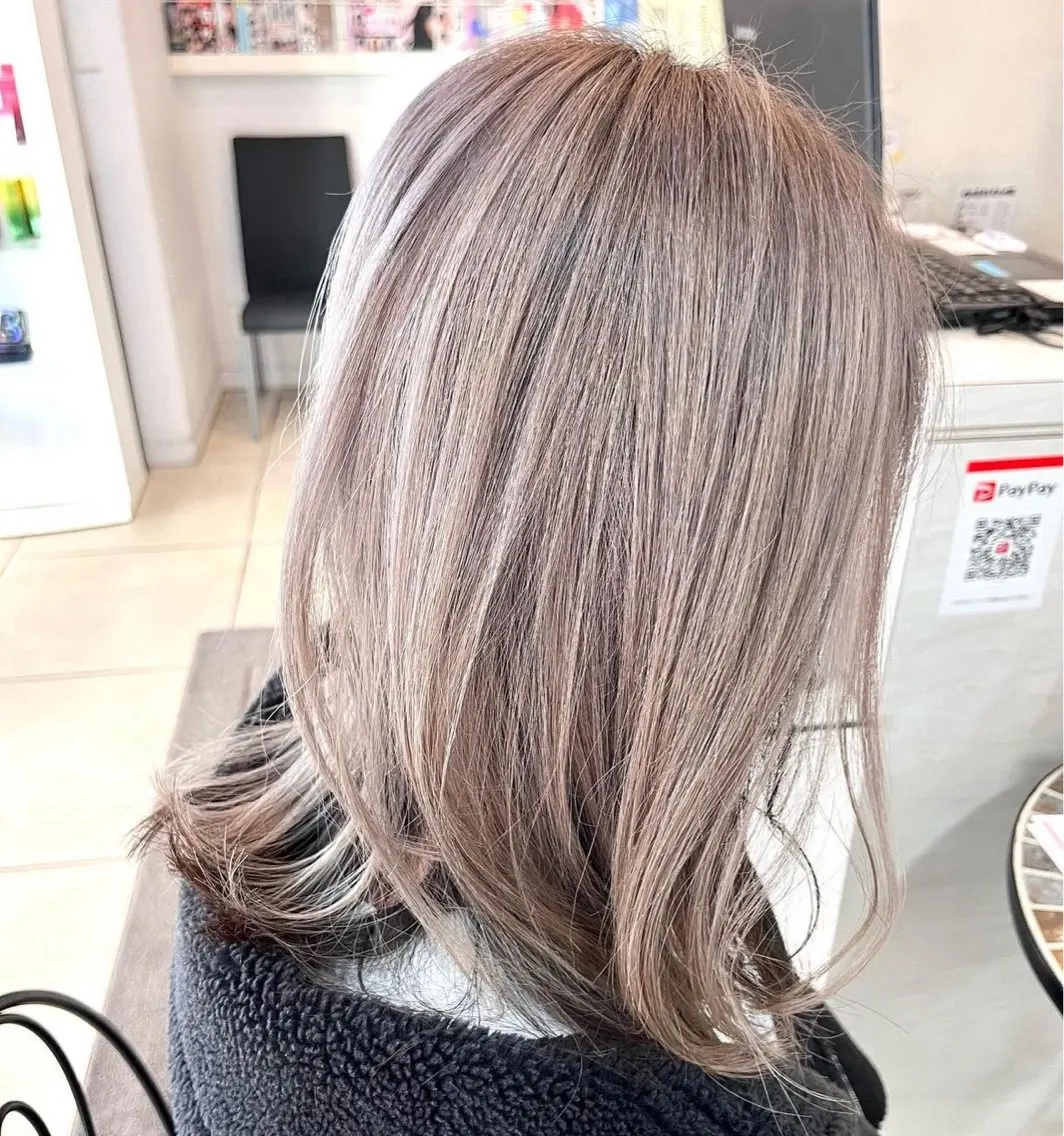 ロング カット ヘアカラー トリートメント 【髪質改善カラー】 瀧田嵐士🇰🇷のヘアスタイル