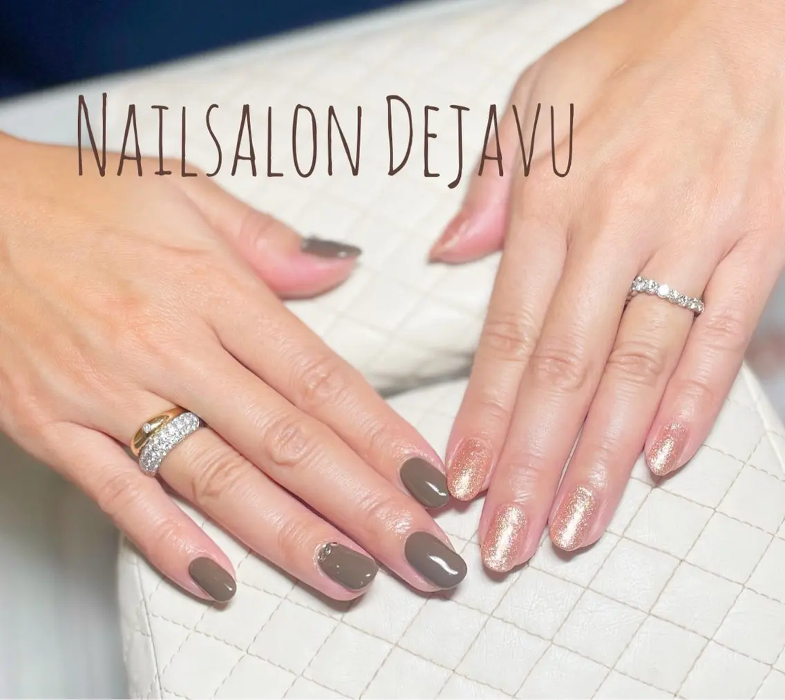ネイル アートネイル ジェルネイル ワンカラーネイル ハンドネイル Nail salon Dejavu 🌿のネイルデザイン