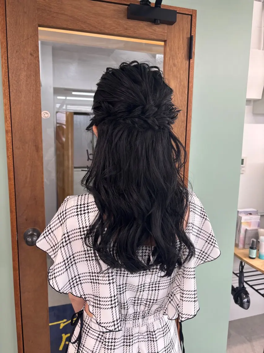 ロング ヘアアレンジ 🎀【透明感カラー 縮毛矯正】さえ🎀のヘアスタイル
