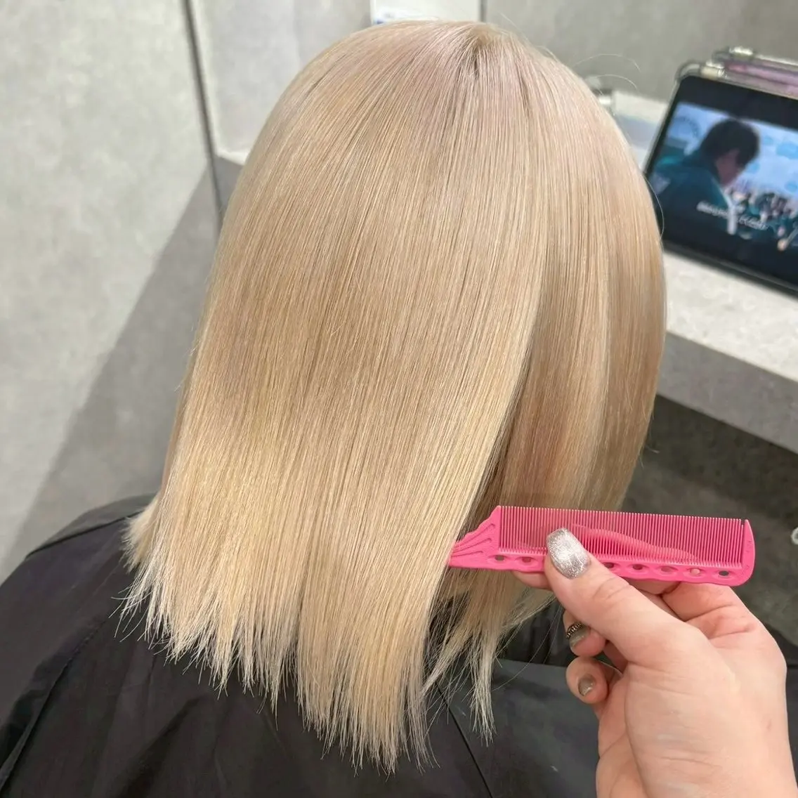 カラー ハイトーンカラー Yoshiいろあそび 八王子/ハイトーンのヘアスタイル