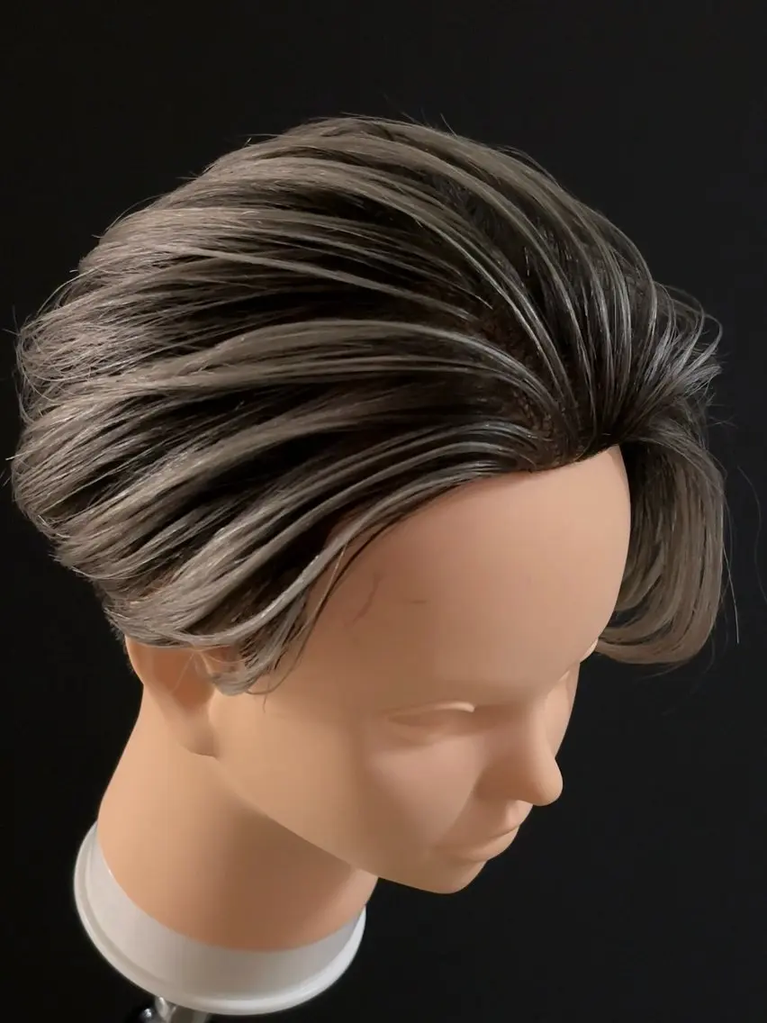 カラー メンズ メンズバレイヤージュ メンズブリーチ バレイヤージュ ベージュカラー ブリーチ カット ヘアカラー メンズ特化カットパー マカラー坂田柊のヘアスタイル