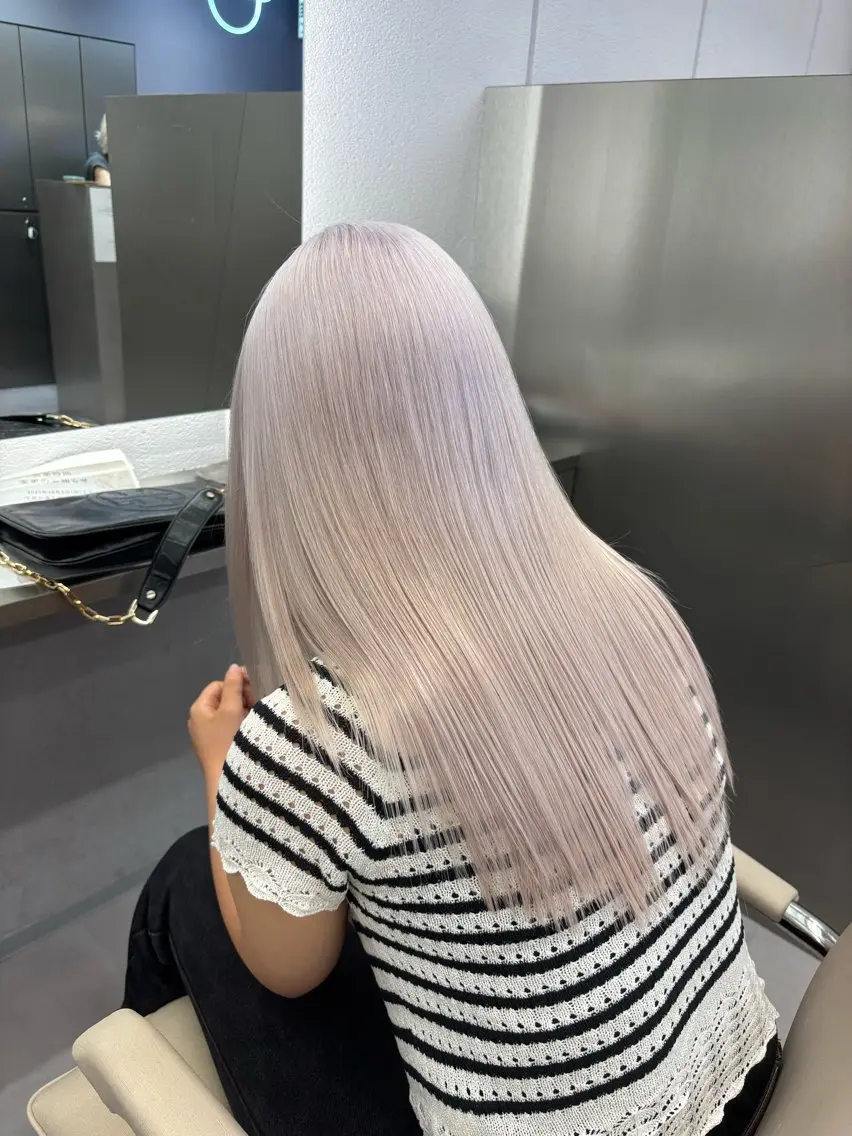 セミロング ヘアカラー 酒井 剛喜のヘアスタイル