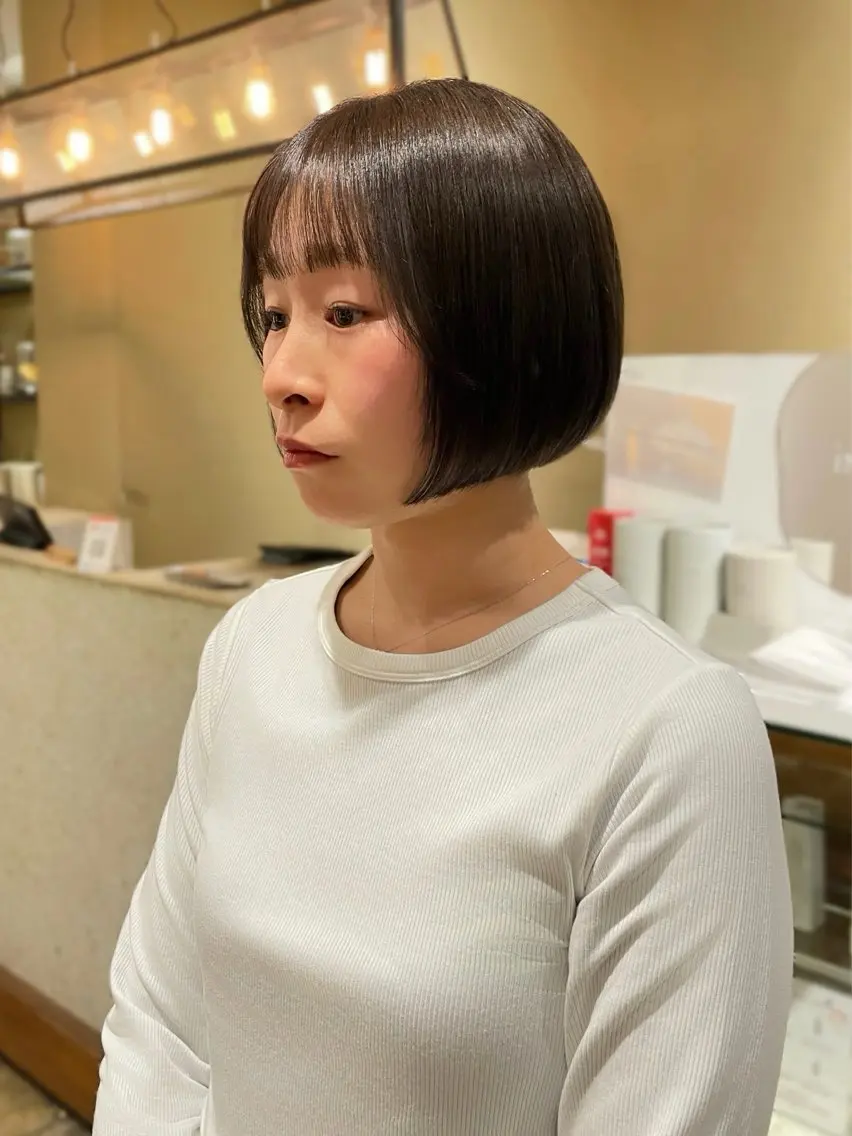ショート 𝒚𝒖-𝒓𝒊 ⸝⋆艶color🌙のヘアスタイル