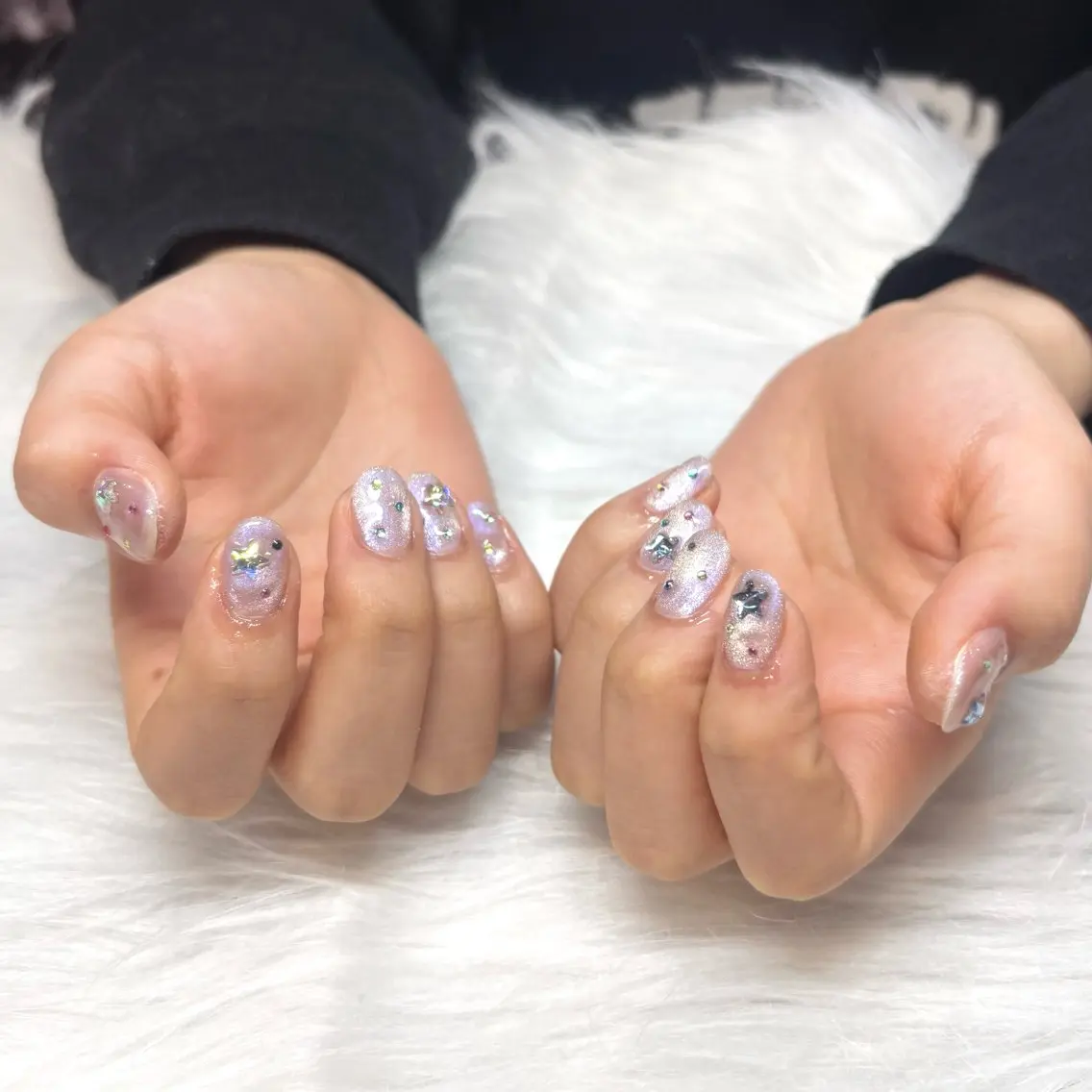 ネイル マグネットネイル ハンドネイル HANA ソブエのネイルデザイン
