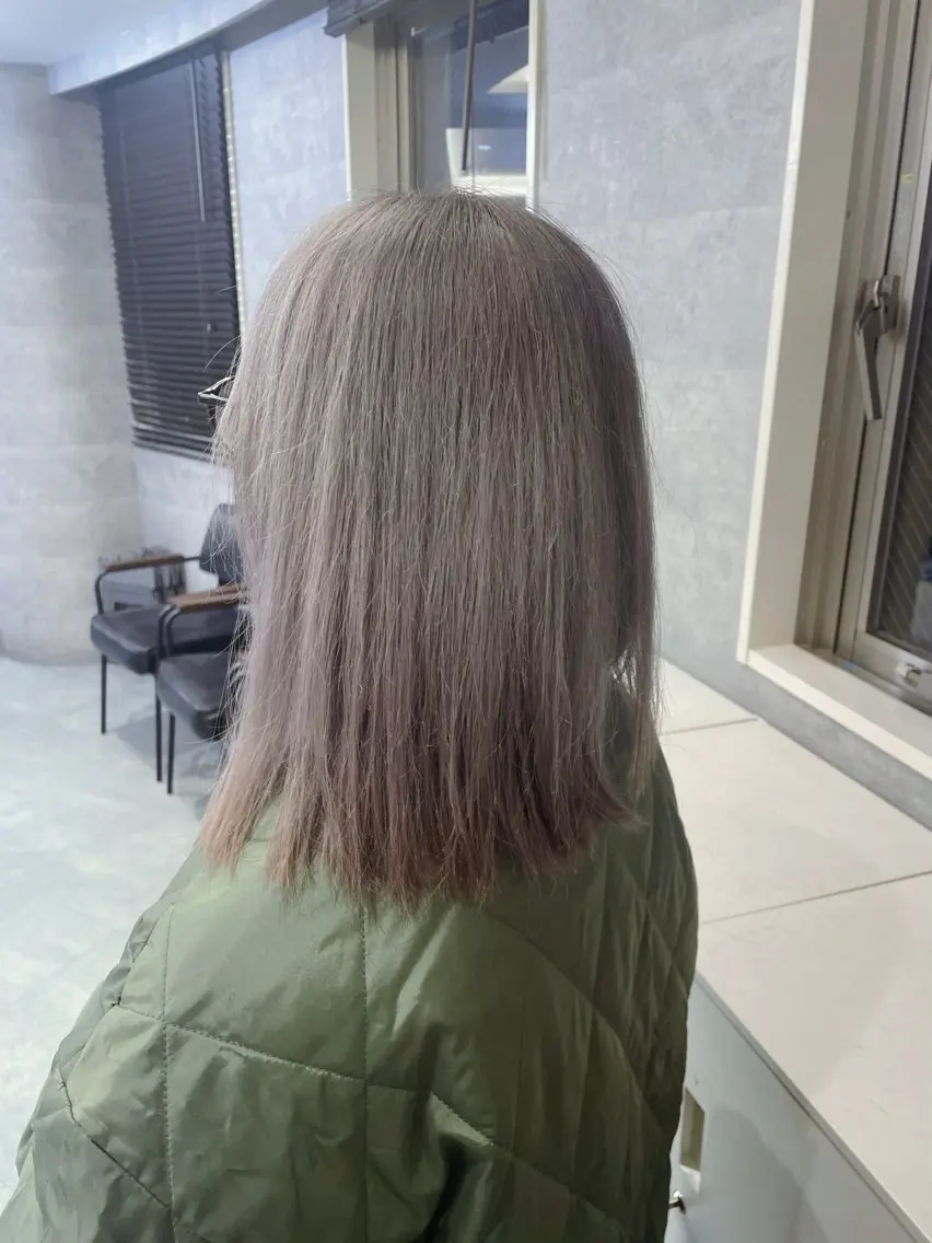 ミディアム カラー ヘアカラー トリートメント 🎨ハイトーン ブリーチ✨RYUKIのヘアスタイル