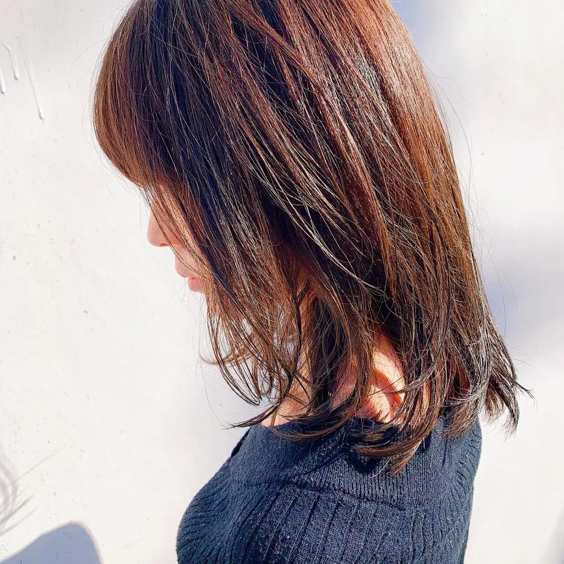 ミディアム カラー 中川 竜誠のヘアスタイル