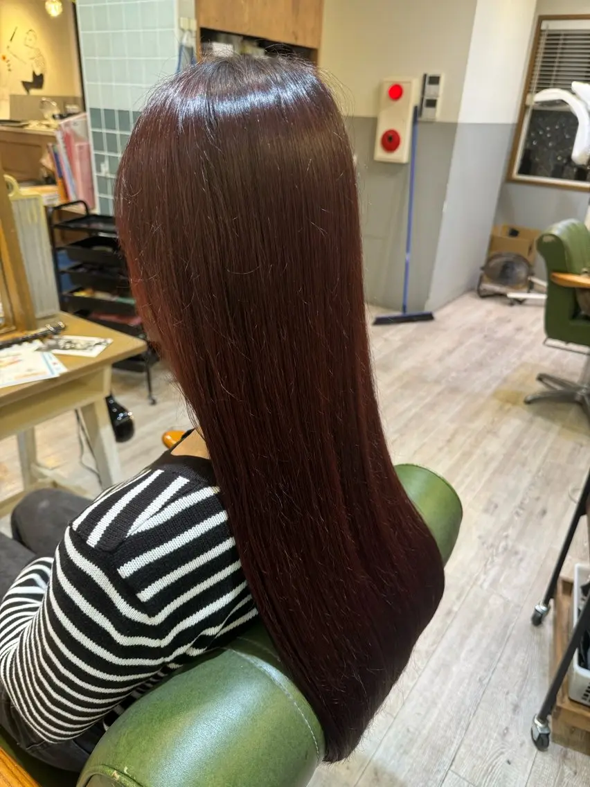 ロング カラー カット ヘアカラー 🦋ふくい あやの🦋のヘアスタイル