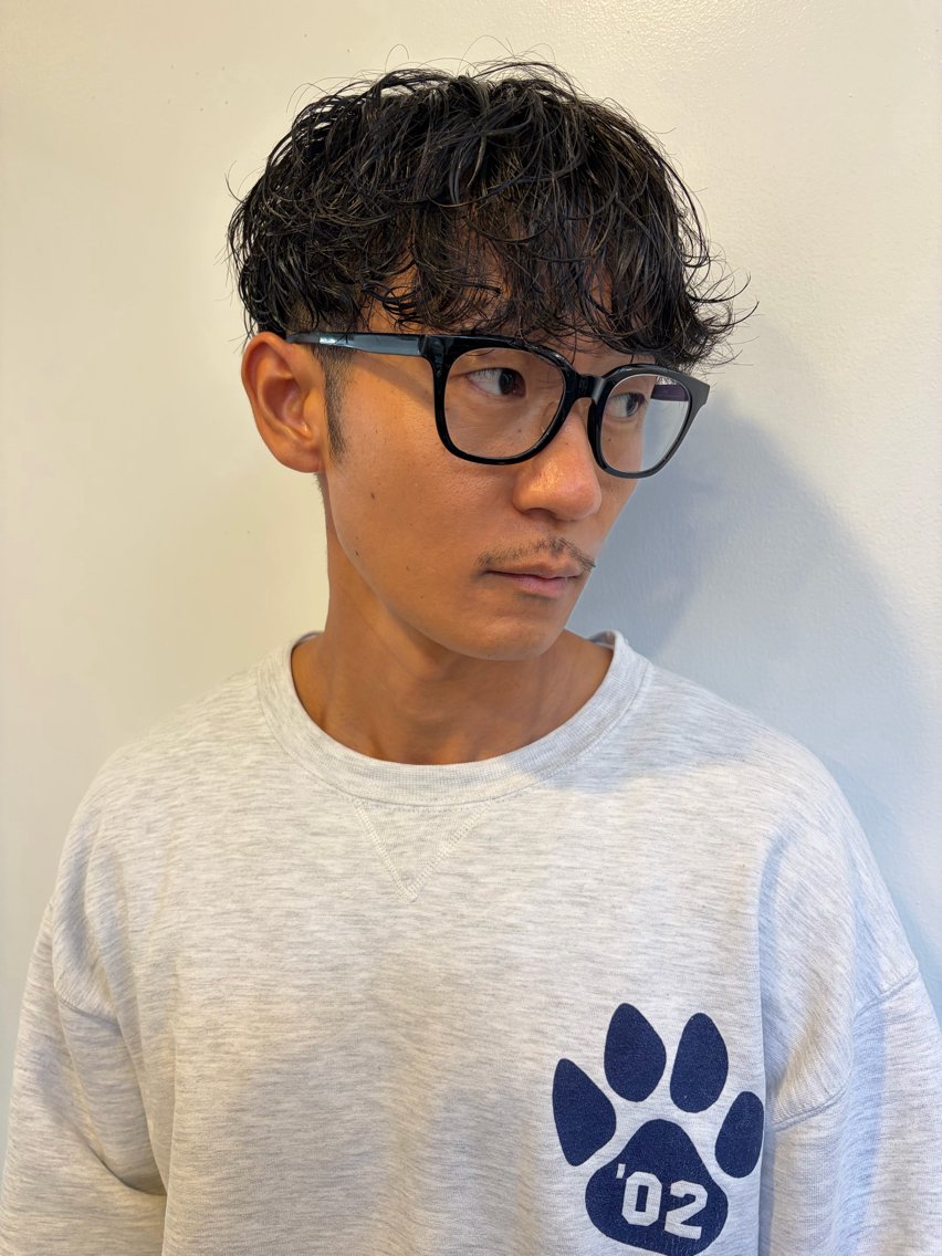 パーマ メンズ カット パーマ Nico☺︎🎀YU レイヤー/カットのヘアスタイル