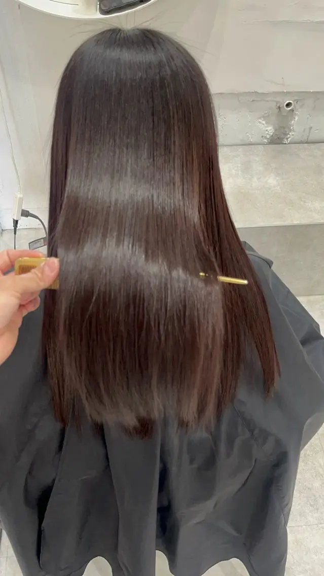 ミディアム 縮毛矯正 トリートメント CoCooN TAKUMAのヘアスタイル