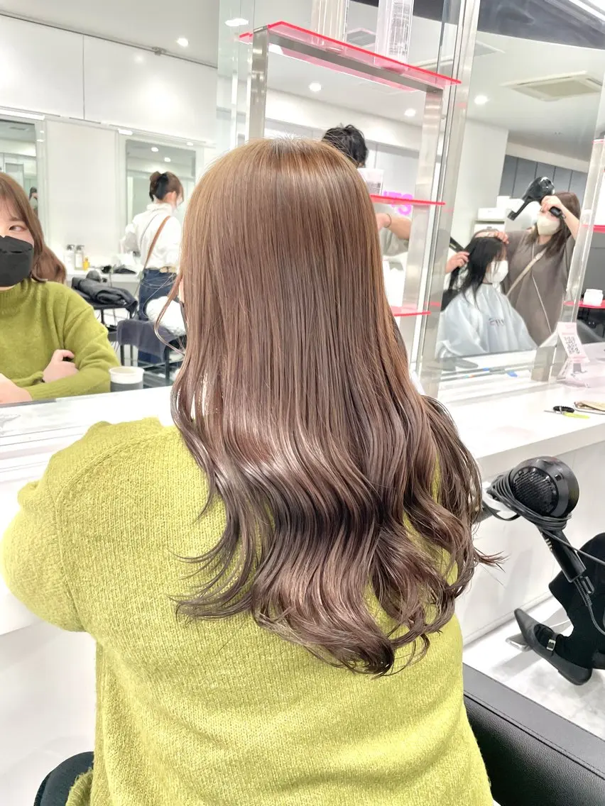 セミロング 💍大人デザイン /ハイトーン♡リクトのヘアスタイル