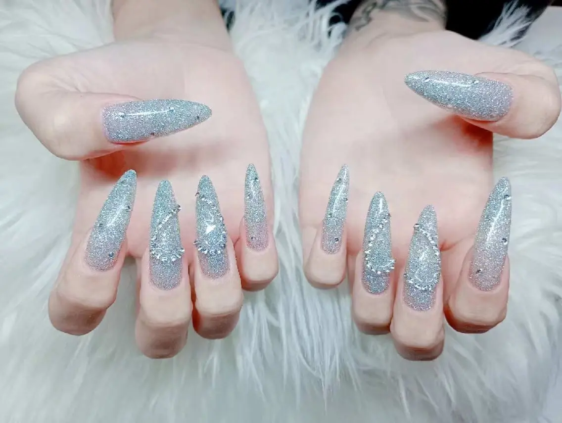 ネイル フットネイル フレンチネイル ジェルネイル ガラスフレンチ 韓国ネイル ハンドネイル ハンドケア The Nail 新大久保店のその他イメージ