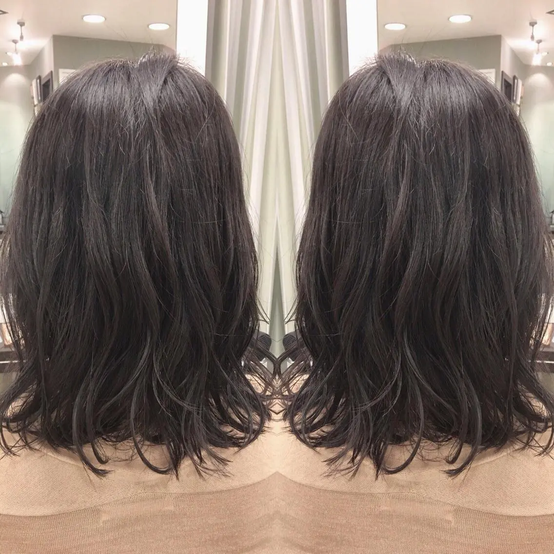 ミディアム カラー box  mico. mutsumiのヘアスタイル