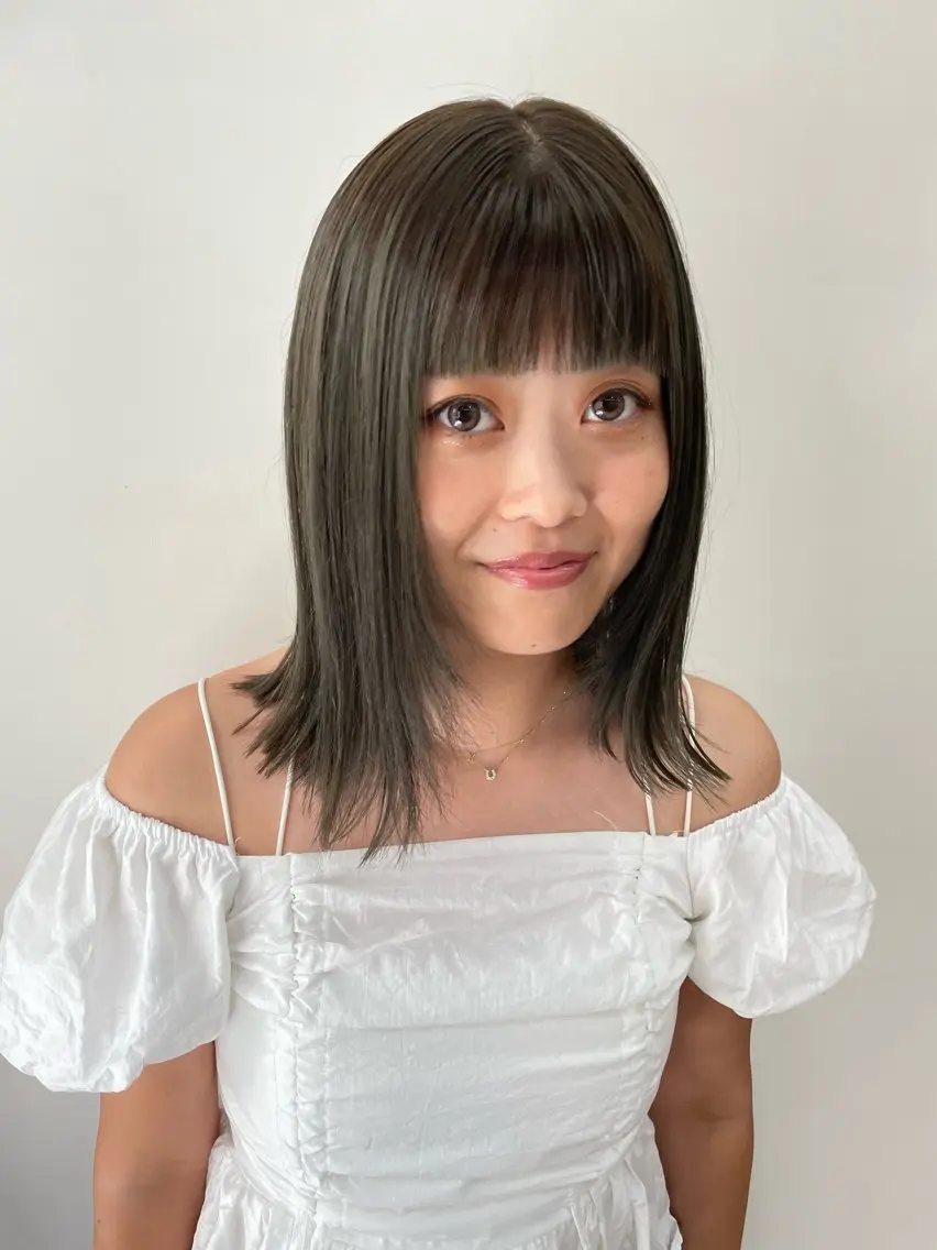 ミディアム カラー パーマ ヘアアレンジ メンズ カット ヘアカラー トリートメント tatsumi/ボブ ウルフ/レイヤーのヘアスタイル