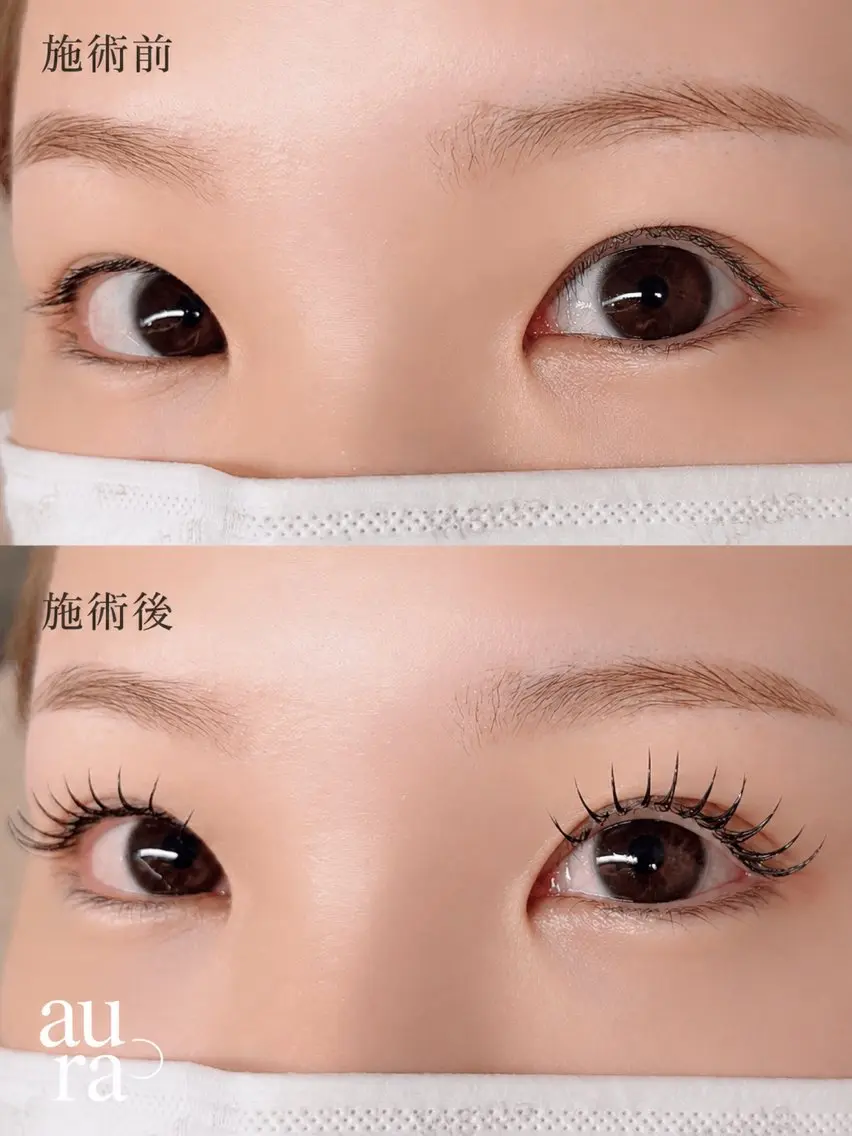 マツエク・マツパ 束感まつ毛 マツエク aura. Natsumiのマツエク・マツパデザイン