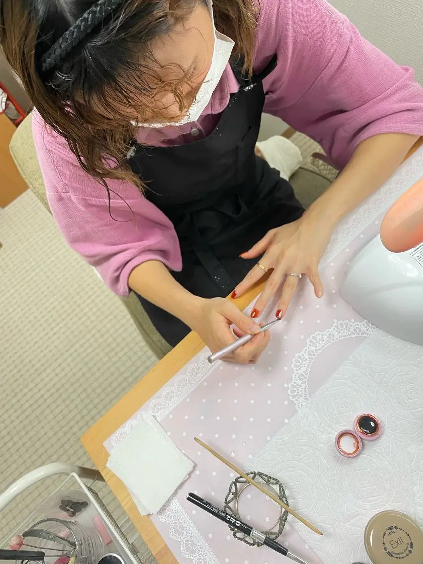 セルフネイルの写真