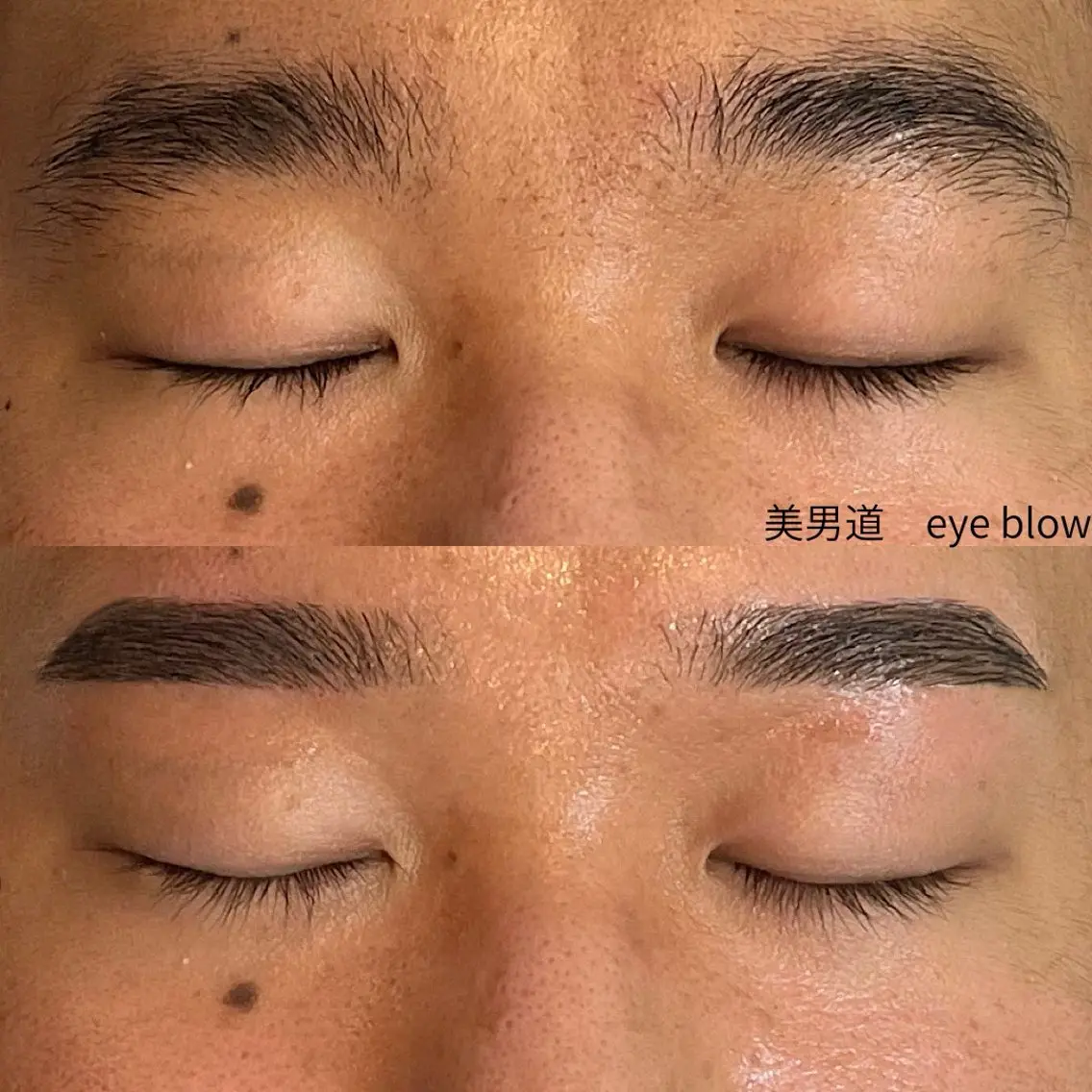 メンズ アイブロウ ワックス脱毛 眉カット BINANDO 桑原の眉毛・アイブロウイメージ