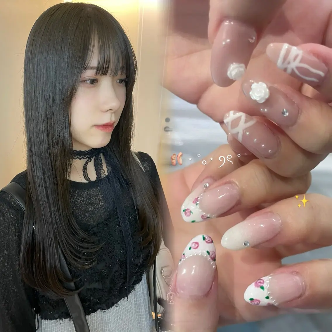 【ミニモ限定📀】【sena限定♡】nail×hair同時メニュー 🪗🩷🎶の写真