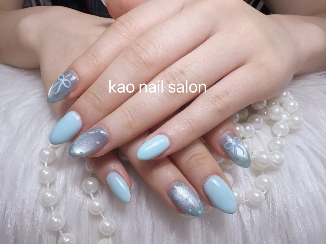 ネイル ハンドネイル kao nail マグネット/長さだしのネイルデザイン