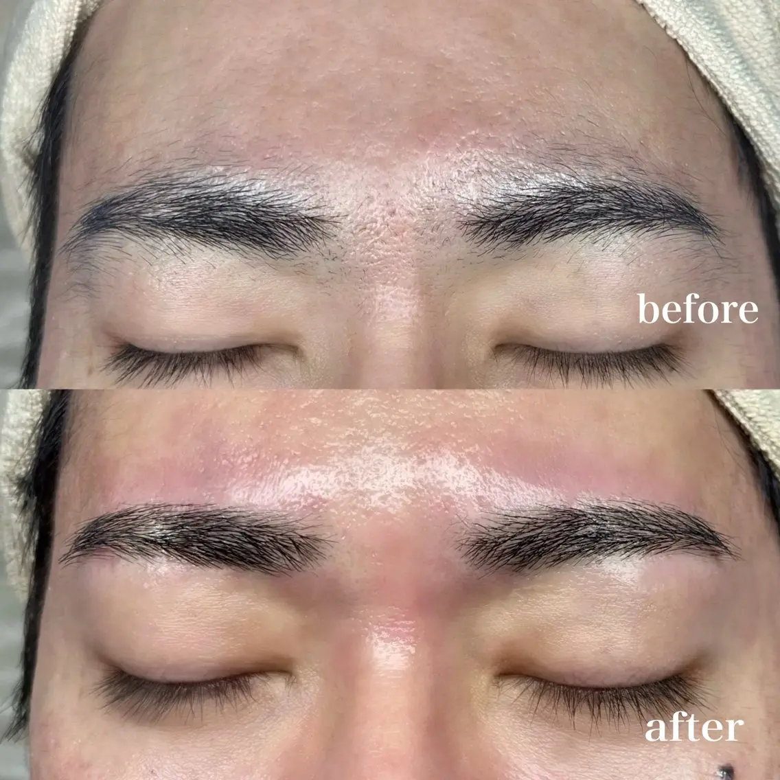 メンズ アイブロウ ワックス脱毛 眉カット KAHO 眉毛WAXパーマの眉毛・アイブロウイメージ