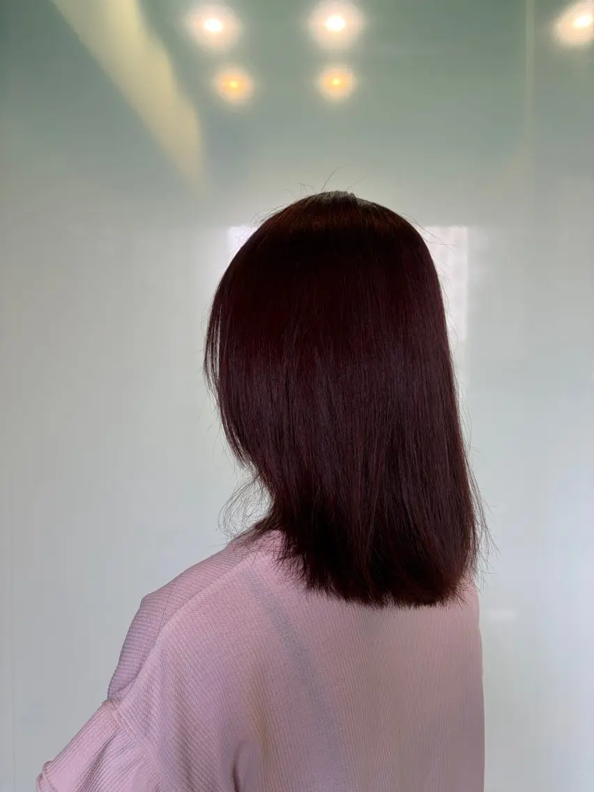 ミディアム レッドブラウン 海外デザイン好きな方 滝沢錬平のヘアスタイル