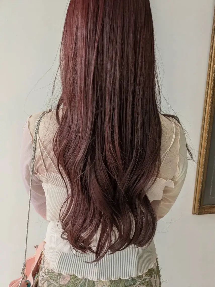 ロング カラー 透明感カラー 🫧おおにし みか🫧のヘアスタイル